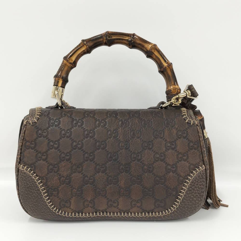 Gucci Bamboo Shoulder Bag Black